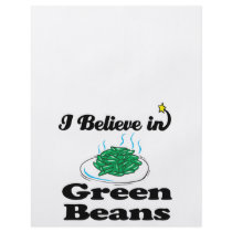 i believe in green beans flyer design