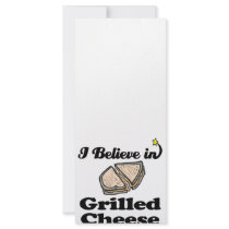 i believe in grilled cheese custom rack card