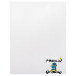 i believe in grilling personalized letterhead