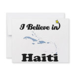i believe in haiti custom invitation