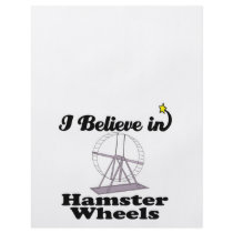 i believe in hamster wheels flyer design
