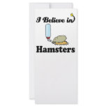 i believe in hamsters custom rack cards