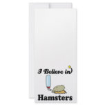 i believe in hamsters custom rack card