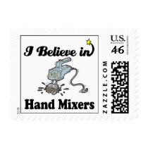 i believe in hand mixers stamps
