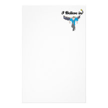 i believe in hangin out customized stationery