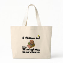 i believe in hanging gardens tote bags