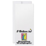 i believe in hanging wallpaper rack cards