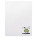 i believe in hangovers customized letterhead