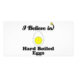i believe in hard boiled eggs photo cards