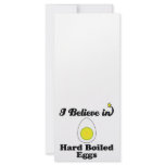 i believe in hard boiled eggs rack cards