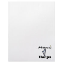 i believe in harps letterhead template
