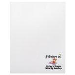 i believe in having burger with my ketchup letterhead