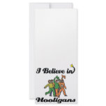 i believe in hooligans rack cards