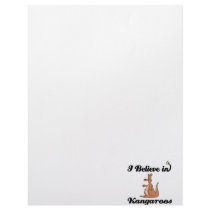 i believe in kangaroos letterhead template