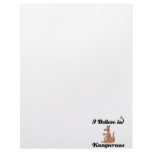 i believe in kangaroos letterhead template