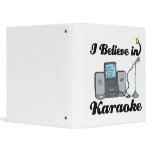 i believe in karaoke binders