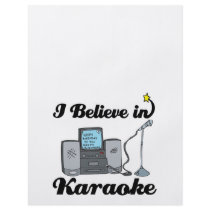 i believe in karaoke full color flyer