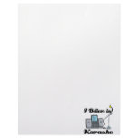 i believe in karaoke letterhead template