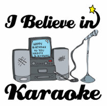 i believe in karaoke photo cutout