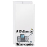 i believe in karaoke custom rack cards