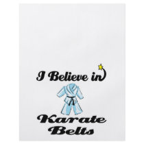 i believe in karate belts custom flyer