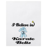 i believe in karate belts flyers