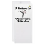 i believe in karate kicks custom rack cards