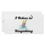 i believe in kayaking custom photo card