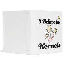i believe in kernels vinyl binder