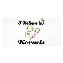 i believe in kernels photo cards