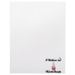 i believe in ketchup letterhead template
