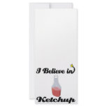 i believe in ketchup customized rack card