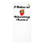 i believe in kissing asses customized rack card