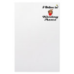 i believe in kissing asses customized stationery
