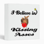 i believe in kissing asses vinyl binders