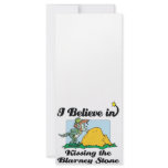 i believe in kissing the blarney stone customized rack card