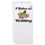 i believe in knitting rack cards