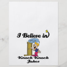 i believe in knock knock jokes flyers