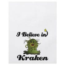 i believe in kraken flyer design