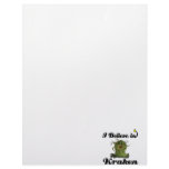 i believe in kraken letterhead