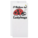 i believe in ladybugs rack cards