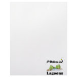 i believe in lagoons letterhead design