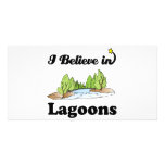 i believe in lagoons photo card