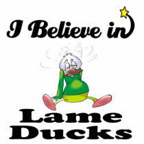 i believe in lame ducks photo cut out