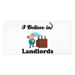 i believe in landlords custom photo card