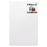 i believe in landlords stationery