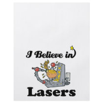 i believe in lasers custom flyer