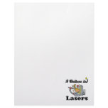 i believe in lasers customized letterhead