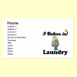 i believe in laundry business cards