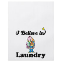 i believe in laundry personalized flyer